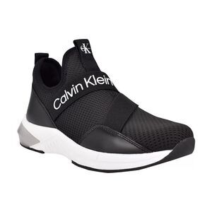 New! CALVIN KLEIN JEANS Women's Sadie Black Slip-on Sneakers Shoes Size 8